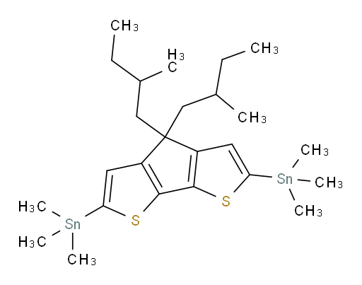 (4,4-bis(2-methylbutyl)-4H-cyclopenta[1,2-b:5,4-b']dithiophene-2,6-diyl)bis(trimethylstannane)