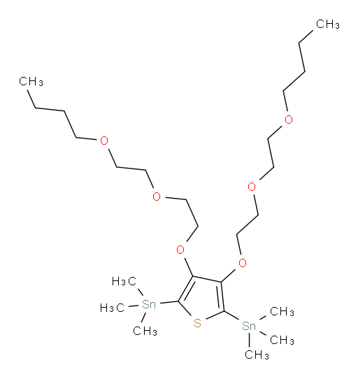 (3,4-bis(2-(2-butoxyethoxy)ethoxy)thiophene-2,5-diyl)bis(trimethylstannane)