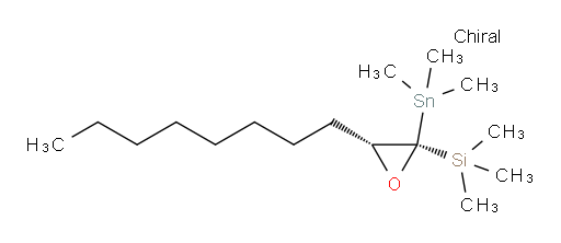trimethyl((2R,3R)-3-octyl-2-(trimethylstannyl)oxiran-2-yl)silane