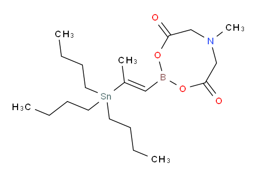 (E)-6-methyl-2-(2-(tributylstannyl)prop-1-en-1-yl)-1,3,6,2-dioxazaborocane-4,8-dione