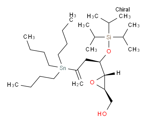 ((2R,3S)-3-((R)-3-(tributylstannyl)-1-((triisopropylsilyl)oxy)but-3-en-1-yl)oxiran-2-yl)methanol