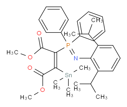 二甲基 2-(N-(2,6-二异丙基苯基)-P,P-二苯基膦酰基r亚氨基)-3-(三甲基锡基)马来酸盐