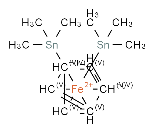 1,2-Bis(trimethylstannyl)ferrocene