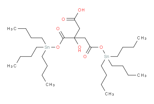 3-hydroxy-5-oxo-5-((tributylstannyl)oxy)-3-(((tributylstannyl)oxy)carbonyl)pentanoic acid