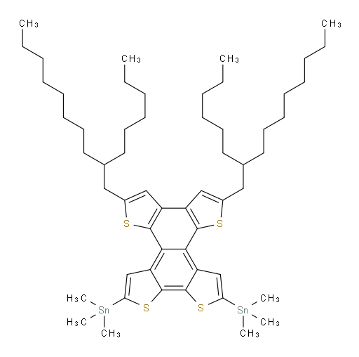 (5,8-bis(2-hexyldecyl)naphtho[1,2-b:4,3-b':6,5-b'':7,8-b''']tetrathiophene-2,11-diyl)bis(trimethylstannane)