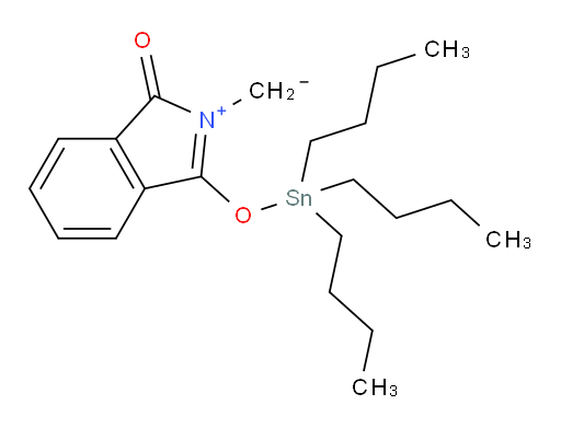 (1-oxo-3-((tributylstannyl)oxy)-1H-isoindol-2-ium-2-yl)methanide