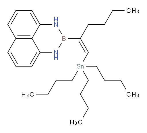 (E)-2-(1-(tributylstannyl)hex-1-en-2-yl)-2,3-dihydro-1H-naphtho[1,8-de][1,3,2]diazaborinine
