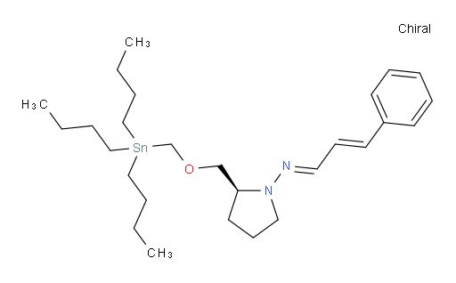 (S,E)-N-((E)-3-phenylallylidene)-2-(((tributylstannyl)methoxy)methyl)pyrrolidin-1-amine