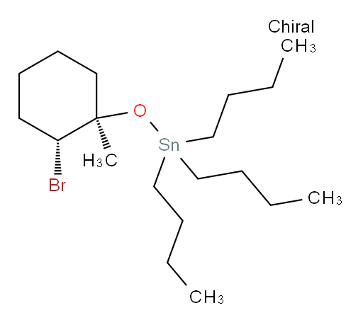 (((1R,2R)-2-bromo-1-methylcyclohexyl)oxy)tributylstannane