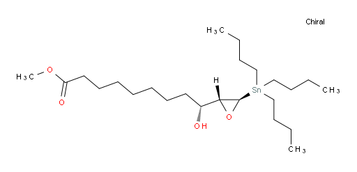 (R)-methyl 9-hydroxy-9-((2R,3R)-3-(tributylstannyl)oxiran-2-yl)nonanoate