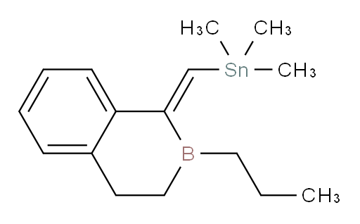 (E)-trimethyl((2-propyl-3,4-dihydrobenzo[c]borinin-1(2H)-ylidene)methyl)stannane