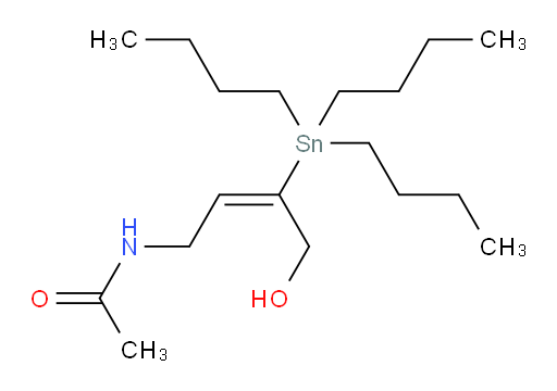 (E)-N-(4-羟基-3-(三丁基锡基)丁-2-烯-1-基)乙酰胺