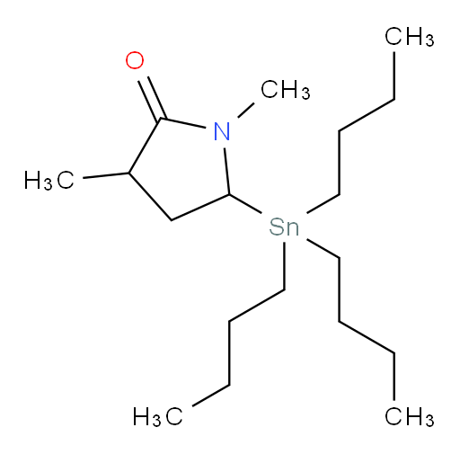 1,3-二甲基-5-(三丁基锡基)吡咯烷-2-酮