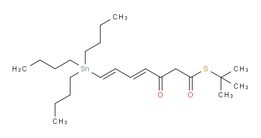 (4E,6E)-S-叔丁基 3-氧代-7-(三丁基锡基)庚-4,6-二烯硫基ate