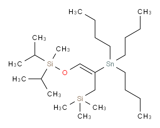 (E)-(3-((二异丙基(甲基)sil氧基))-2-(三丁基锡基)烯丙基)三甲基硅烷