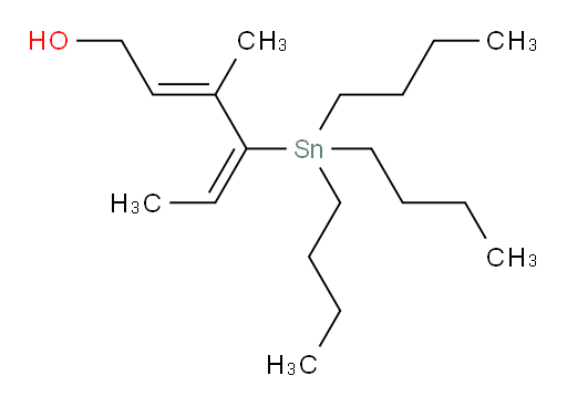 (2E,4E)-3-甲基-4-(三丁基锡基)六-2,4-二烯-1-醇