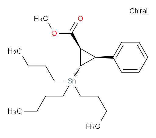 (1R,2S,3S)-甲基 2-苯基-3-(三丁基锡基)环丙烷甲酸酯