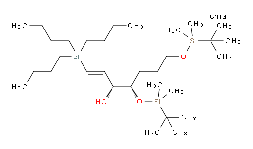 (3R,4S,E)-4,7-双((叔丁基二甲基sil氧基))-1-(三丁基锡基)庚-1-烯-3-醇