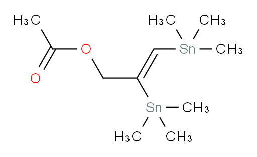 (Z)-2,3-双(三甲基锡基)烯丙基 乙酸酯