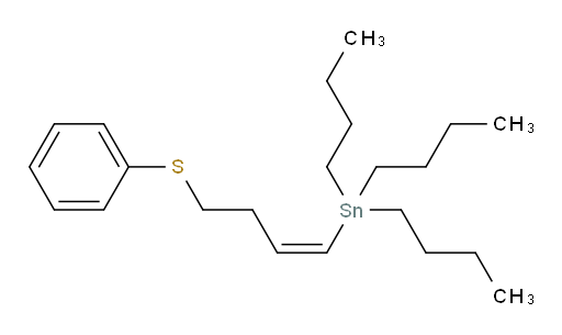 (Z)-三丁基(4-(苯基硫基)丁-1-烯-1-基)锡烷