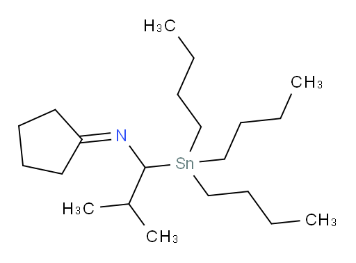 N-环戊亚基-2-甲基-1-(三丁基锡基)丙-1-胺