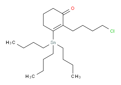 2-(4-氯丁基)-3-(三丁基锡基)环己-2-烯酮