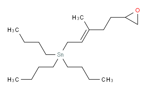 (E)-三丁基(3-甲基-5-(环氧乙烷-2-基)戊-2-烯-1-基)锡烷