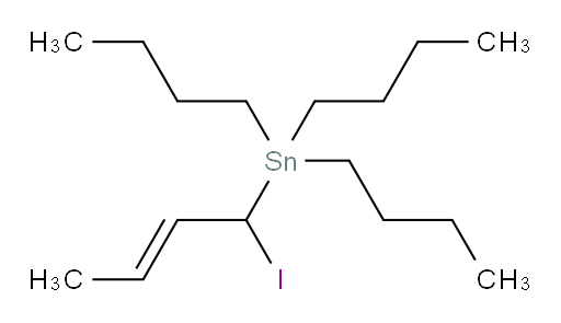 (E)-三丁基(1-碘丁-2-烯-1-基)锡烷