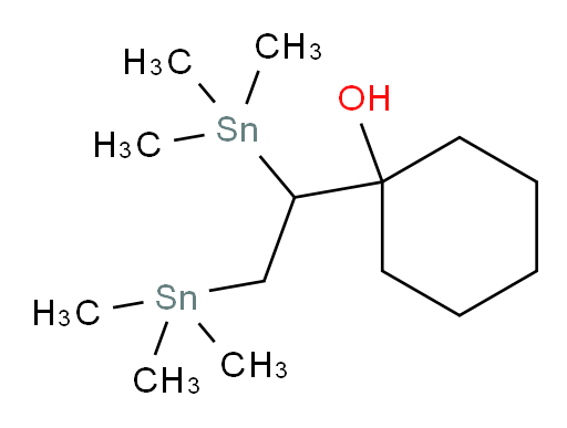 1-(1,2-bis(trimethylstannyl)ethyl)cyclohexanol