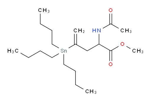 methyl 2-acetamido-4-(tributylstannyl)pent-4-enoate
