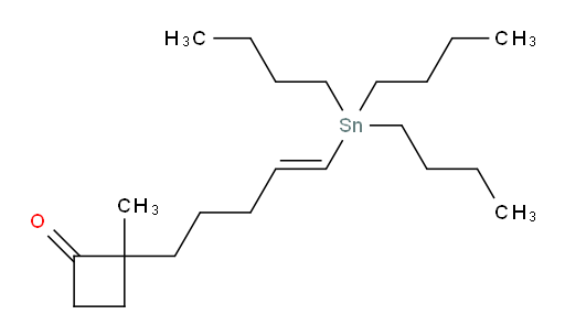 (E)-2-methyl-2-(5-(tributylstannyl)pent-4-en-1-yl)cyclobutanone