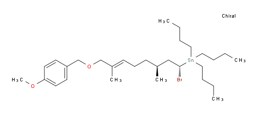 ((1S,3S,E)-1-bromo-8-((4-methoxybenzyl)oxy)-3,7-dimethyloct-6-en-1-yl)tributylstannane