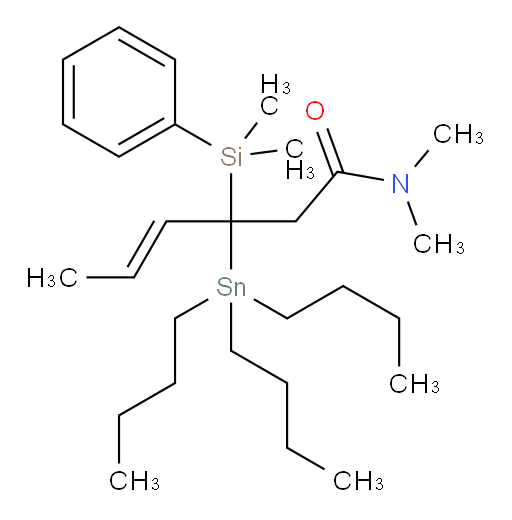 (E)-3-(dimethyl(phenyl)silyl)-N,N-dimethyl-3-(tributylstannyl)hex-4-enamide