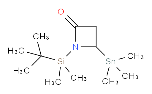 1-(tert-butyldimethylsilyl)-4-(trimethylstannyl)azetidin-2-one