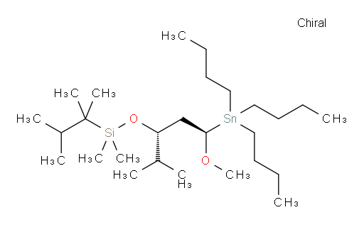(2,3-dimethylbutan-2-yl)(((1R,3R)-1-methoxy-4-methyl-1-(tributylstannyl)pentan-3-yl)oxy)dimethylsilane