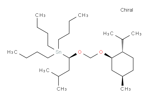 tributyl((R)-1-((((1R,2S,5R)-2-isopropyl-5-methylcyclohexyl)oxy)methoxy)-3-methylbutyl)stannane
