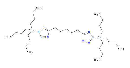 1,5-双(2-(三丁基锡基)-2H-四氮唑-5-基)戊烷
