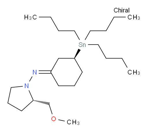 (S,E)-2-(甲氧基甲基)-N-((S)-3-(三丁基锡基)环己亚基)吡咯烷-1-胺