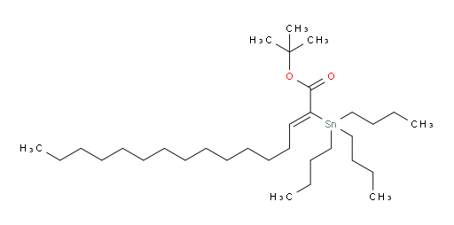 (Z)-叔丁基 2-(三丁基锡基)十六烷-2-烯酸酯