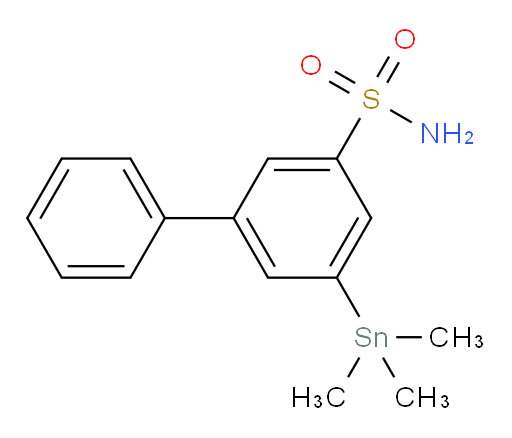 5-(trimethylstannyl)-[1,1'-biphenyl]-3-sulfonamide