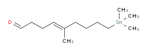 (E)-5-methyl-9-(trimethylstannyl)non-4-enal