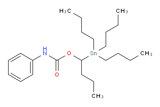 1-(tributylstannyl)butyl phenylcarbamate