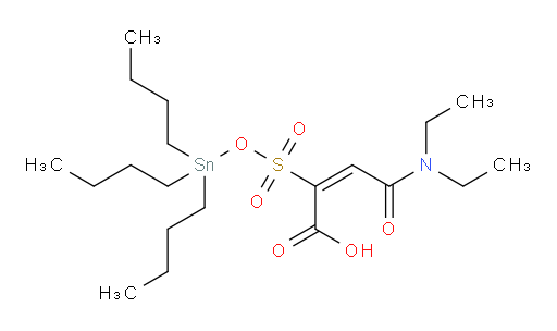 (E)-4-(diethylamino)-4-oxo-2-(((tributylstannyl)oxy)sulfonyl)but-2-enoic acid