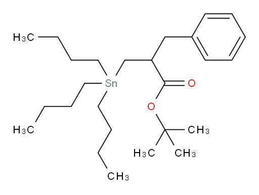 tert-butyl 2-benzyl-3-(tributylstannyl)propanoate