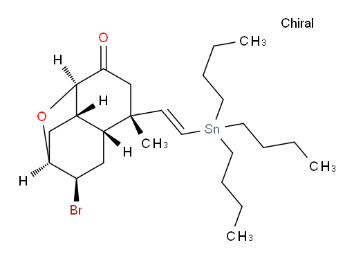 (1R,4S,4aR,6R,7S,8aS)-6-bromo-4-methyl-4-((E)-2-(tributylstannyl)vinyl)octahydro-1,7-epoxynaphthalen-2(1H)-one