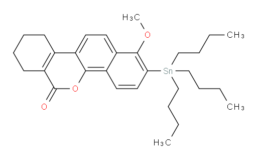 1-methoxy-2-(tributylstannyl)-7,8,9,10-tetrahydro-6H-dibenzo[c,h]chromen-6-one