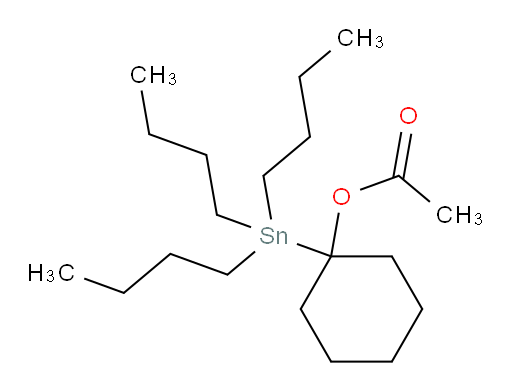 1-(tributylstannyl)cyclohexyl acetate