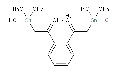 1,2-bis(3-(trimethylstannyl)prop-1-en-2-yl)benzene