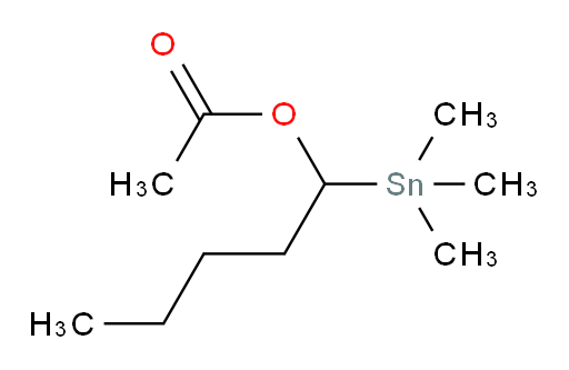 1-(trimethylstannyl)pentyl acetate