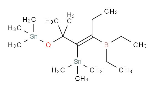 (E)-(4-(diethylboryl)-2-methyl-2-((trimethylstannyl)oxy)hex-3-en-3-yl)trimethylstannane